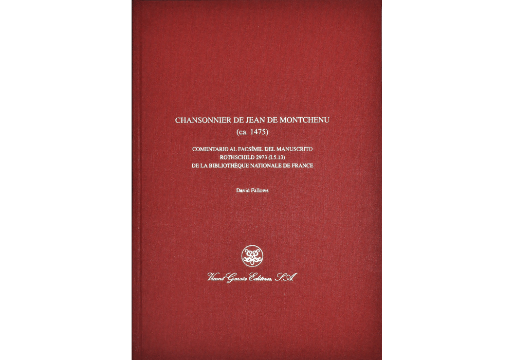 Chansonnier Jean Montchenu-Dufay-Ocheghem-Manuscript-Illuminated codex-facsimile book-Vicent García Editores-11 Cover Commentary Vol Spanish